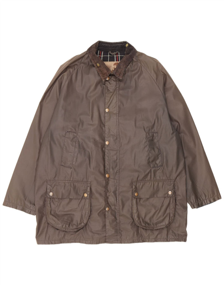 Conbipel Chaqueta de algodón encerado para hombre UK 42 XL Poliéster caqui