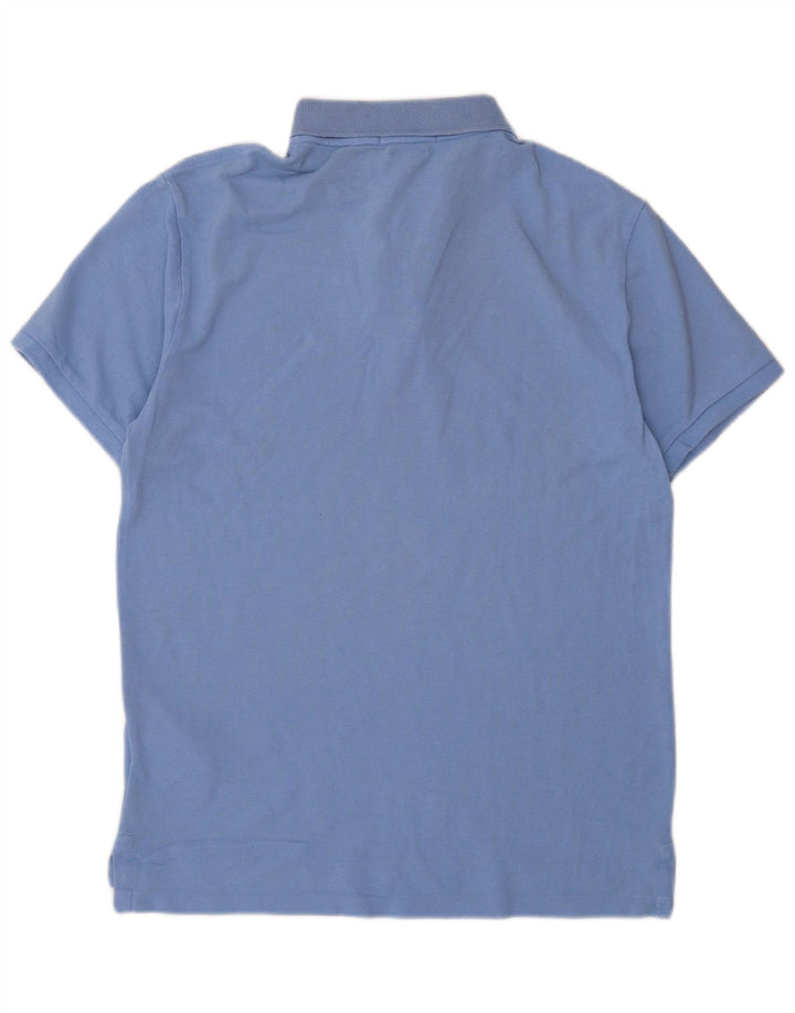 POLO RALPH LAUREN Polo ajustado personalizado para hombre Algodón azul medio