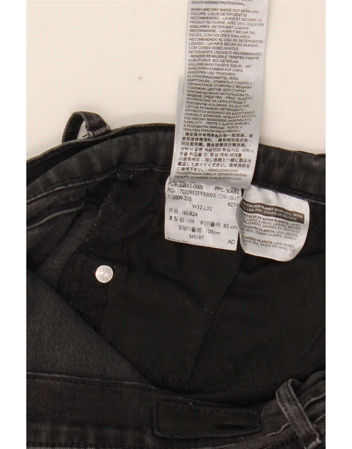 Levi's Vaqueros Pitillo Mujer W32 L32 Algodón Negro