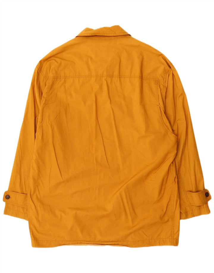 Vintage hombres chaqueta utilitaria IT 50 grande amarillo