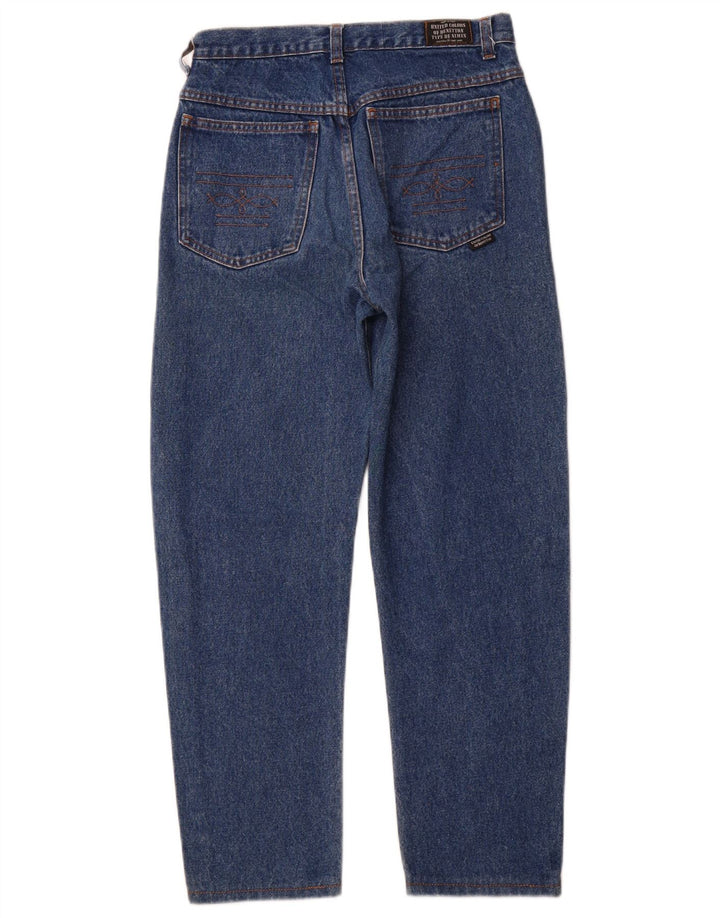 BENETTON Vaqueros rectos para hombre W28 L27 Algodón azul