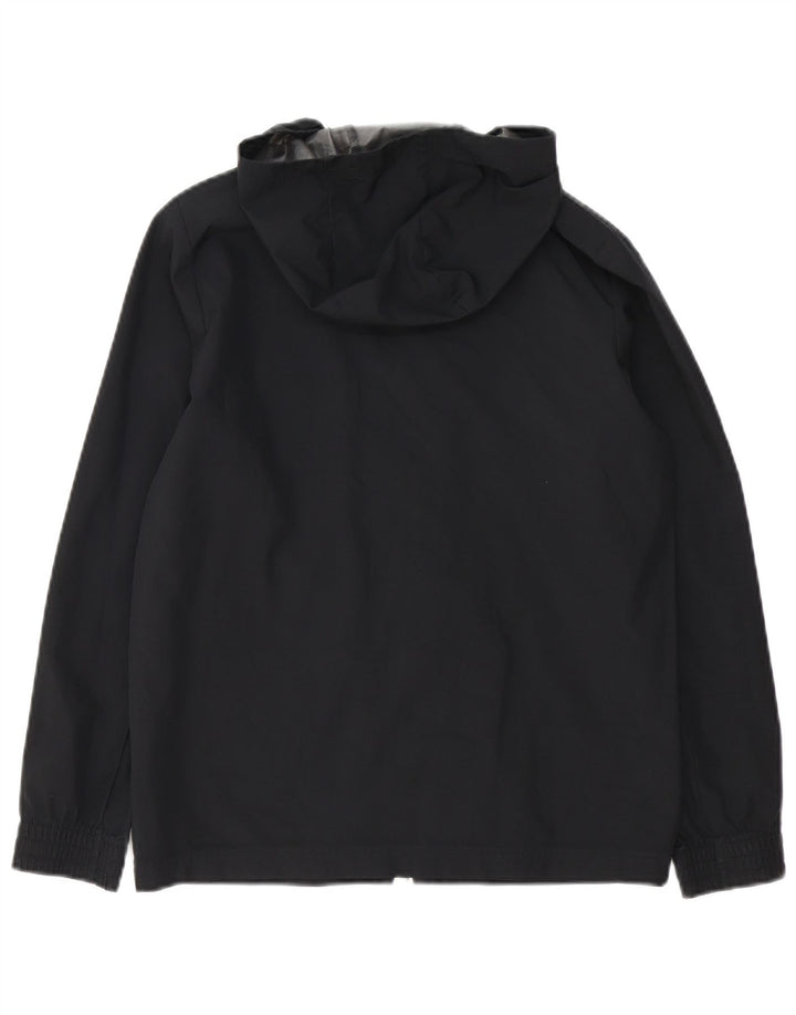 ADIDAS Chaqueta impermeable con capucha Ancona Graphic para niños 11-12 años Negro Poliéster