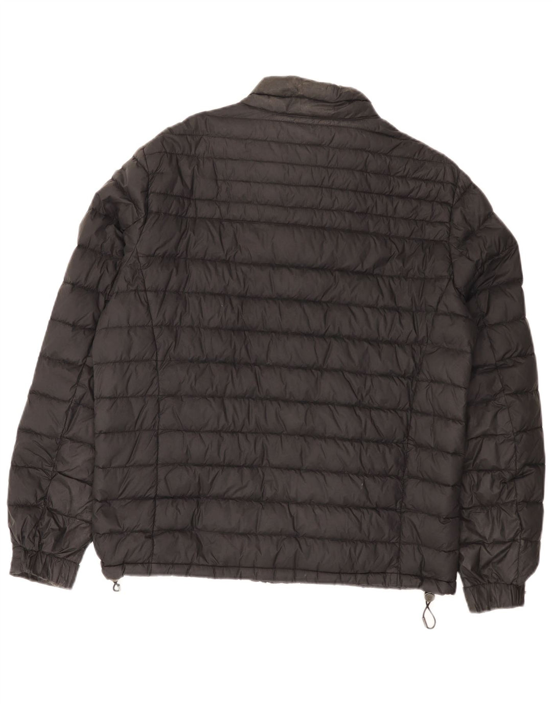 Massimo Dutti Chaqueta Acolchada Hombre UK 40 Large Nylon Negro