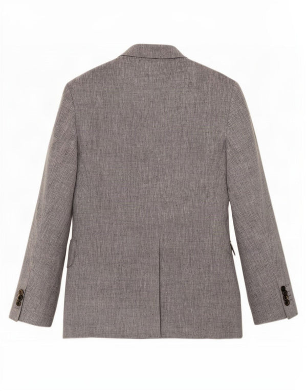 Tommy Hilfiger Chaqueta tipo blazer de 3 botones para hombre IT 52 XL Gris moteado
