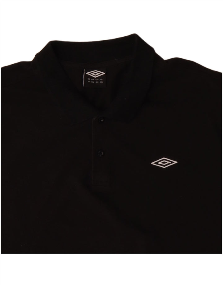 UMBRO Polo Hombre 2XL Algodón Negro