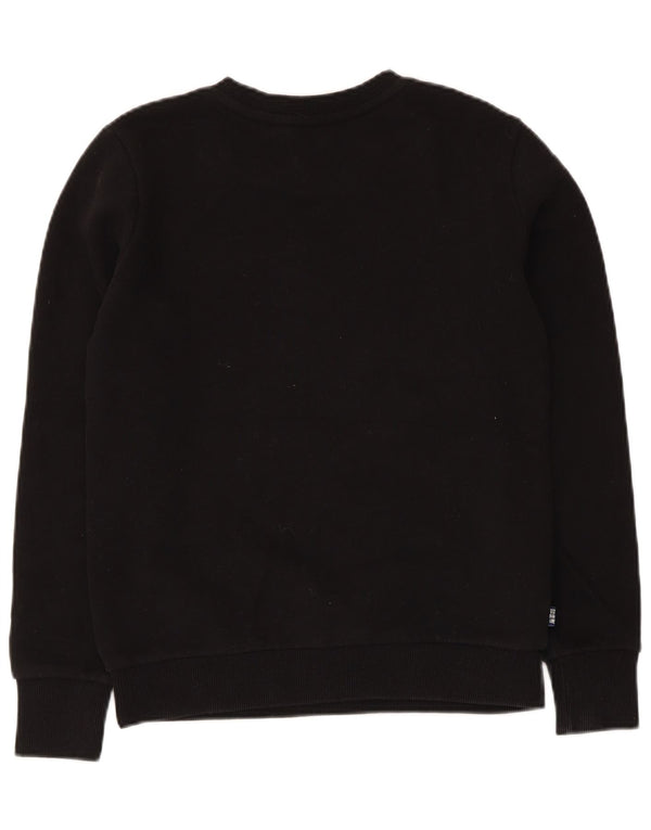 Sudadera tipo jersey Superdry para mujer UK 8 Small Black Cotton