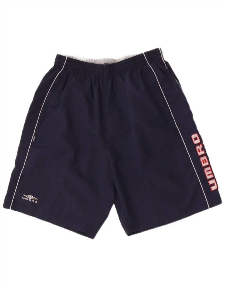 Umbro Mens Graphic Sport Shorts Grande Azul Marino Poliéster