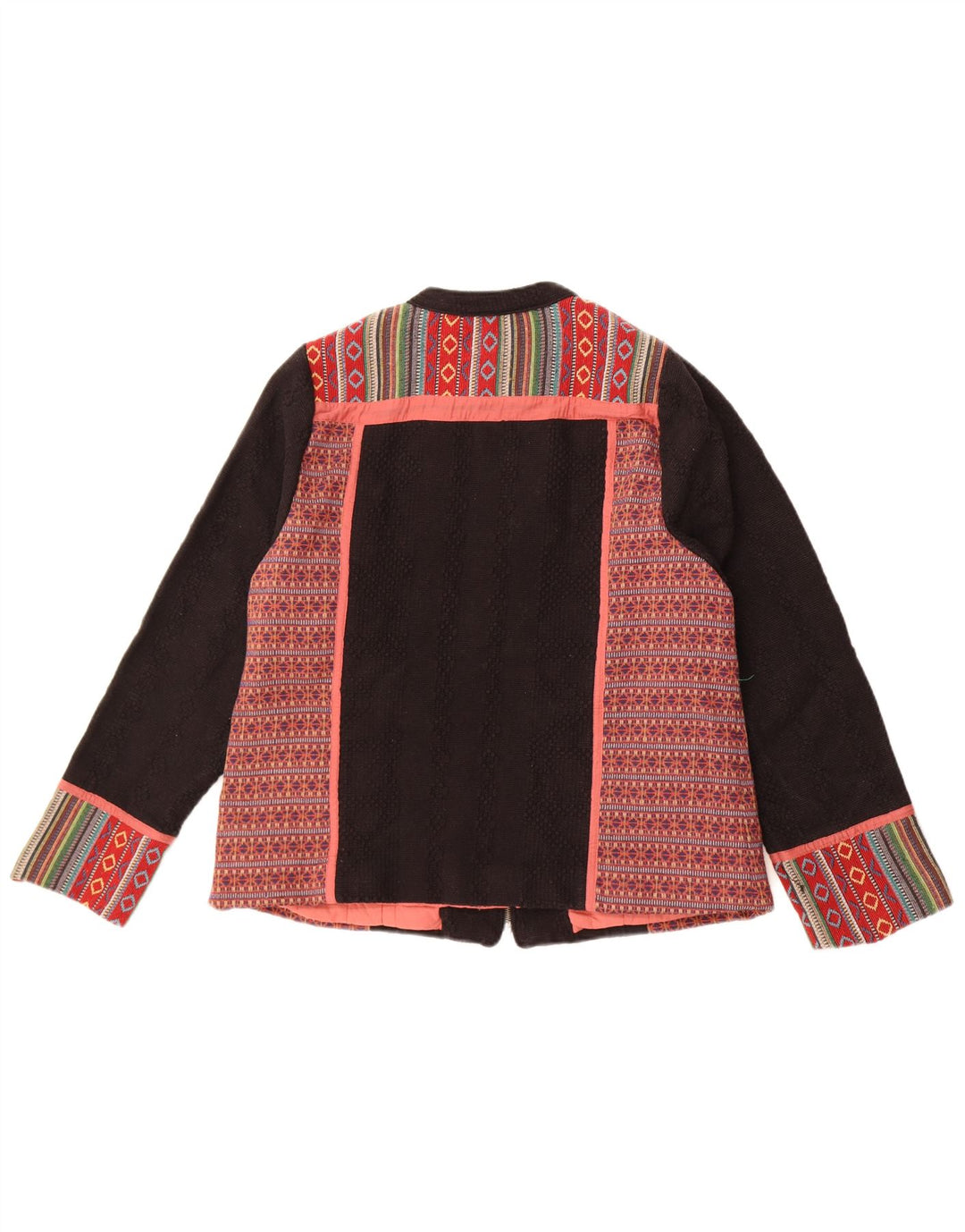 Monsoon Chaqueta tipo blazer para mujer UK 40 XL Algodón Fair Isle negro