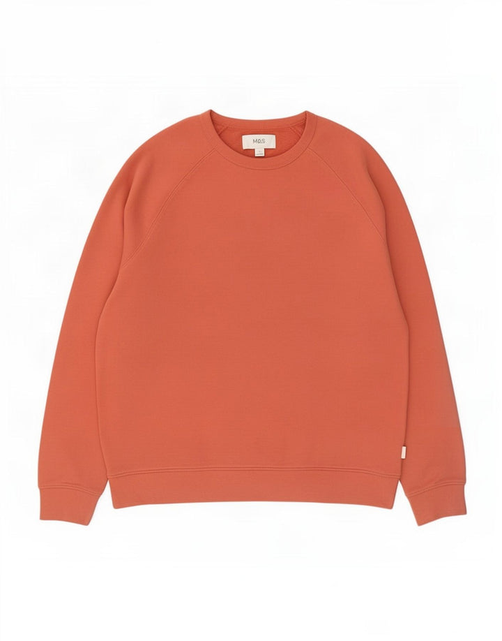 Marks & Spencer - Sudadera para hombre, color rosa, talla grande, algodón