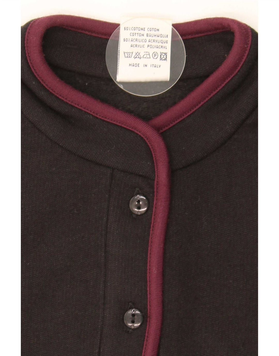 Campagnolo Sudadera con gráfico extragrande para mujer, talla 40, color negro