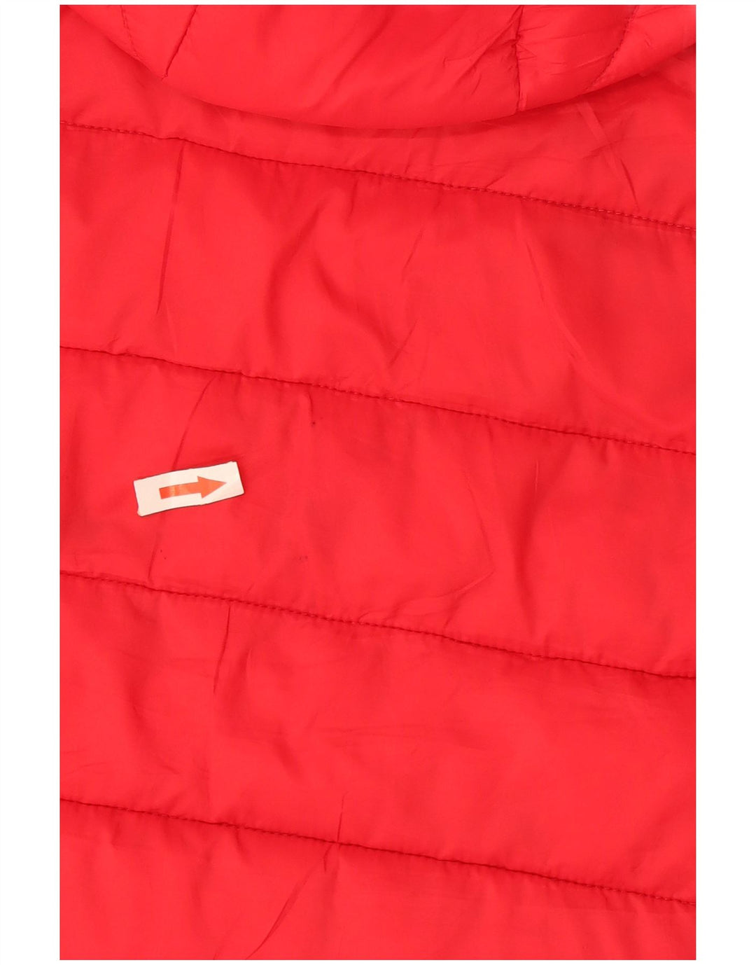 Calvin Klein Chaqueta acolchada con capucha para mujer UK 46 Large Nylon rojo