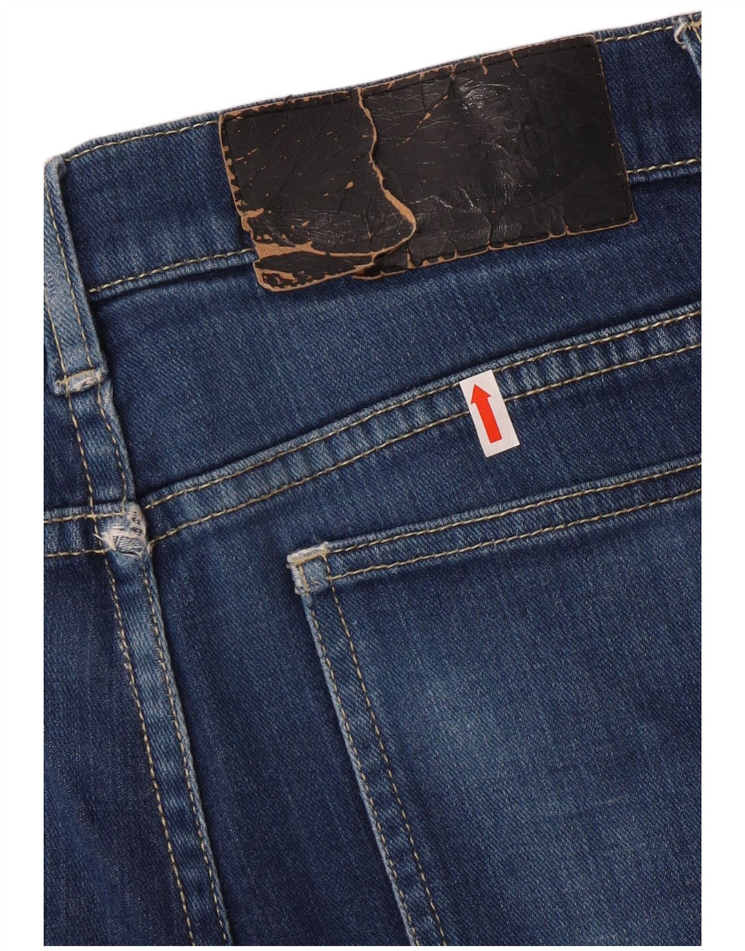 CHEAP MONDAY Vaqueros ajustados para mujer W32 L33 Algodón azul