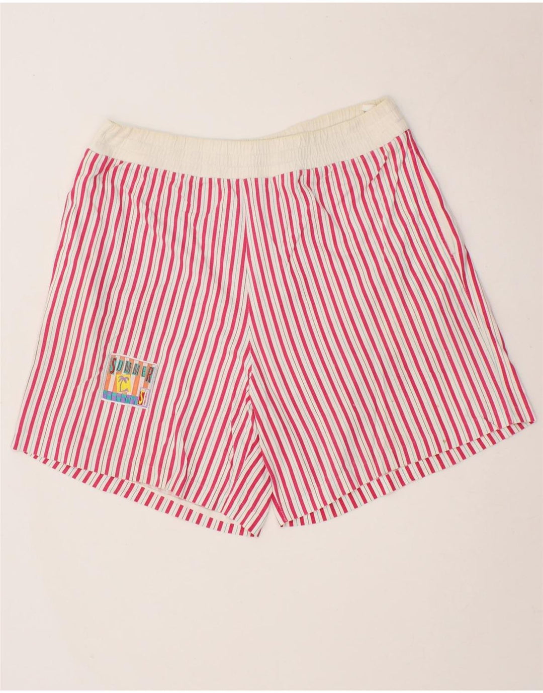 VINTAGE Traje de baño para hombre Rayas rosas grandes