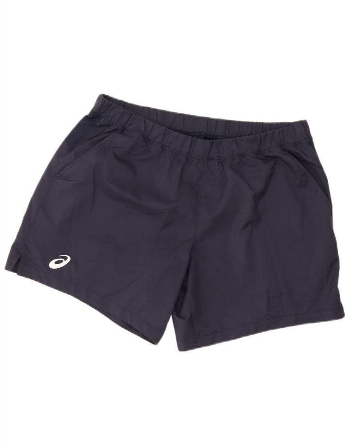 Pantalones cortos deportivos Asics para hombre XL Azul marino Poliéster