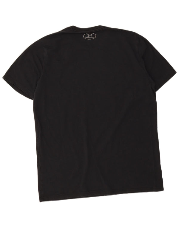 Under Armour Camiseta con gráfico Heat Gear para hombre, talla grande, color negro