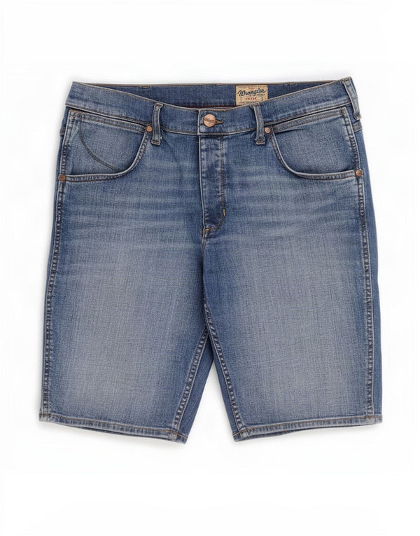 Wrangler Mens Crank Denim Shorts Grande W36 Algodón Azul