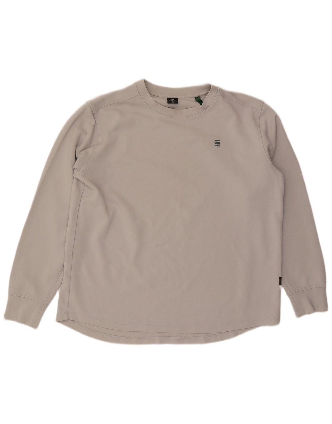 G-Star Hombre Top Manga Larga XL Algodón Gris