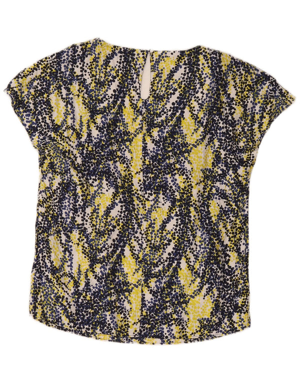 Boden Blusa para Mujer Top UK 44 Grande Viscosa con Manchas Multicolores