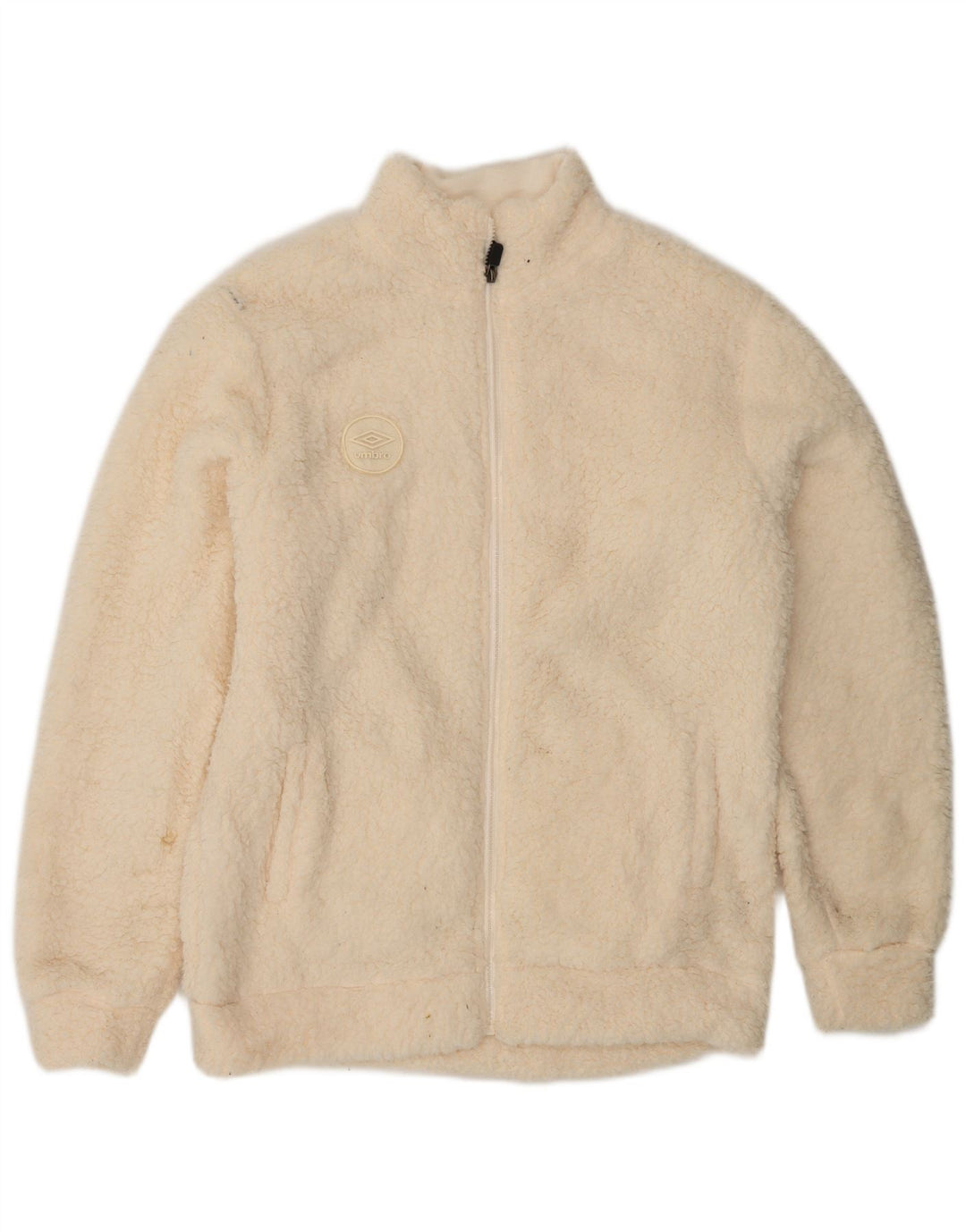 UMBRO Chaqueta polar para mujer ES 40 XL Poliéster blanco roto