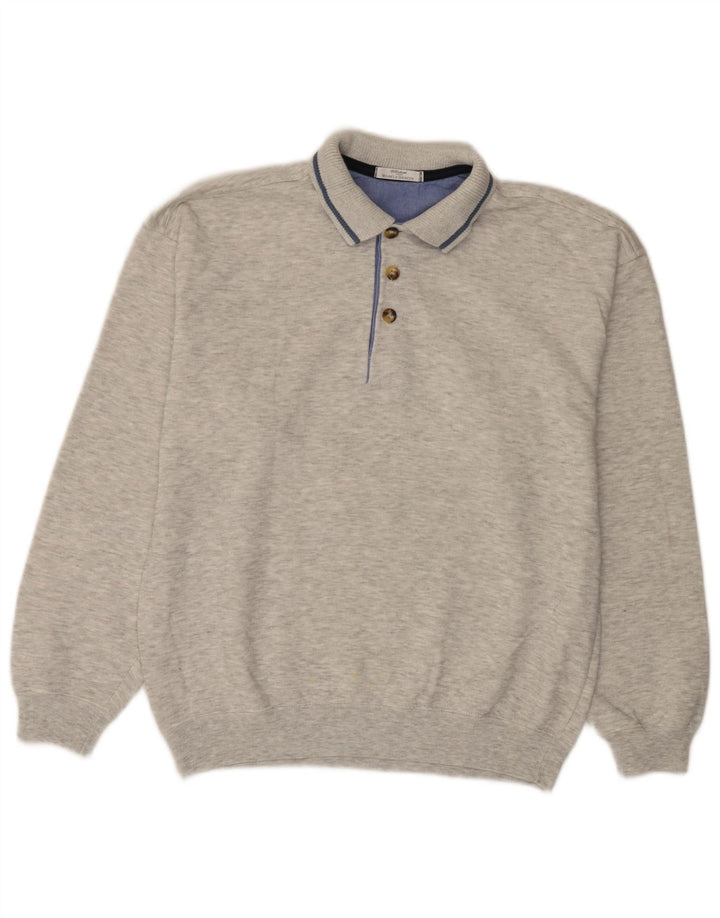 Marks & Spencer Hombre St. Michael Sudadera Jumper Pequeño Gris Moteado