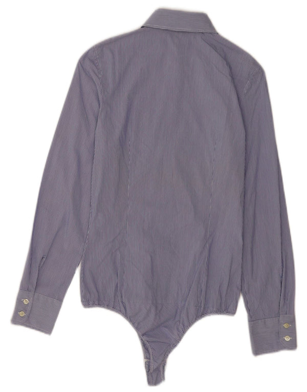 Zara Body camisero para mujer UK 6 XS Algodón a rayas azules