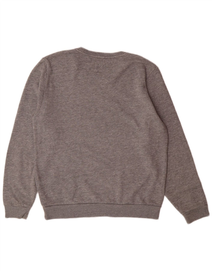 JACK WILLS Hombre Sudadera Jumper Gris Medio Algodón Moteado