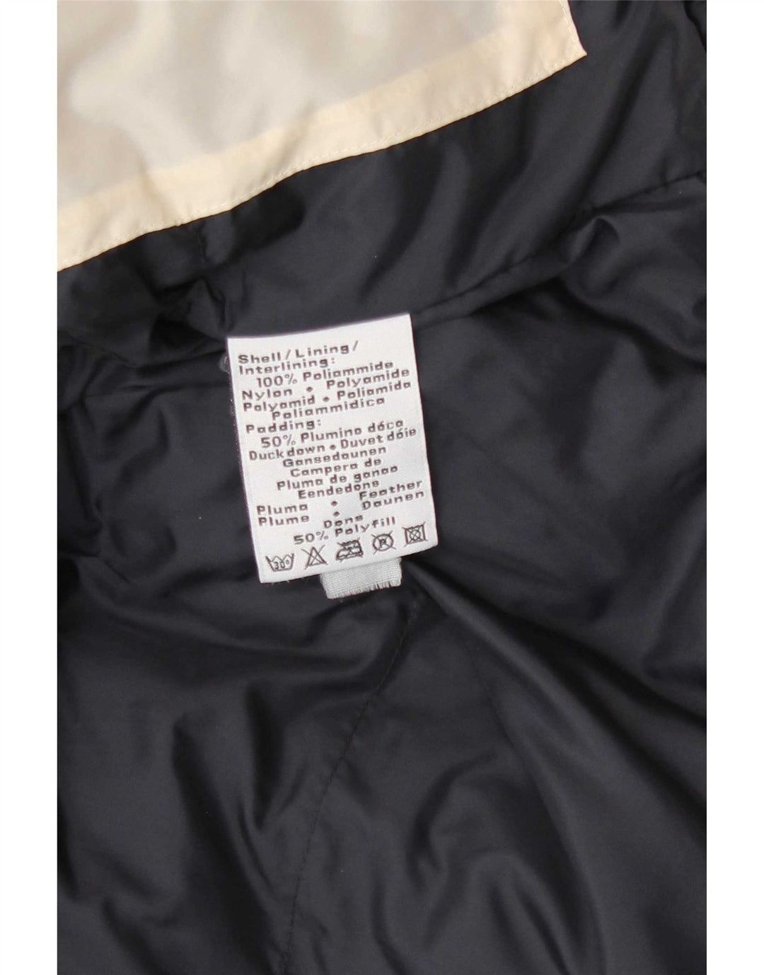 Kappa Chaqueta Acolchada Hombre UK 38 Medium Azul Marino Poliamida