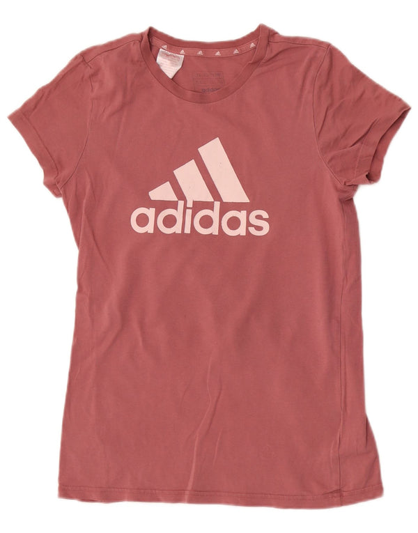 Adidas Camiseta gráfica para niña 14-15 años Rosa Algodón
