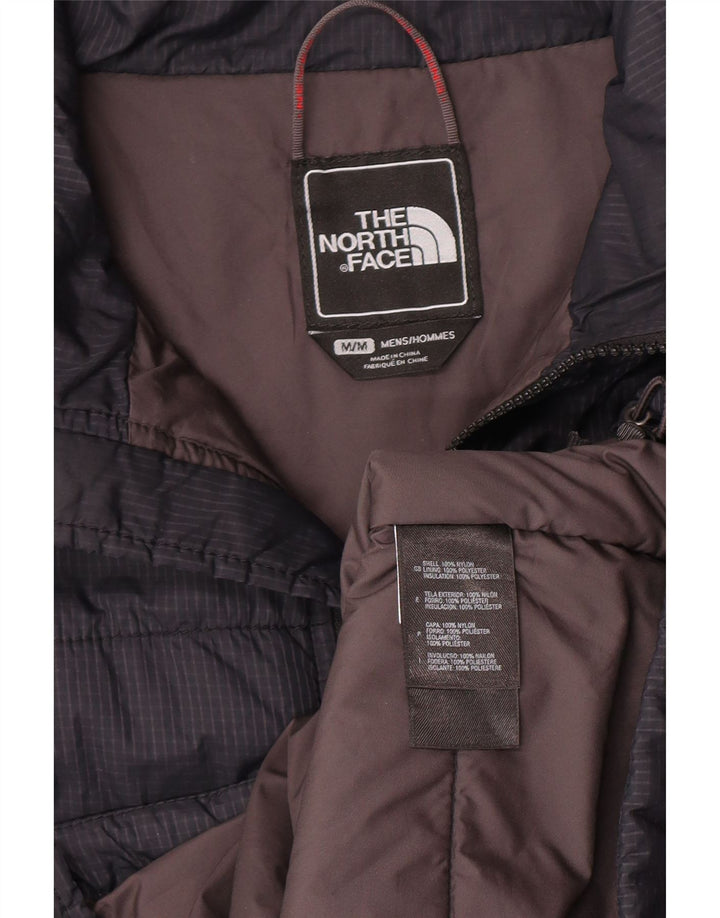 The North Face Chaqueta acolchada para hombre UK 38 Medium Azul marino Check Nylon