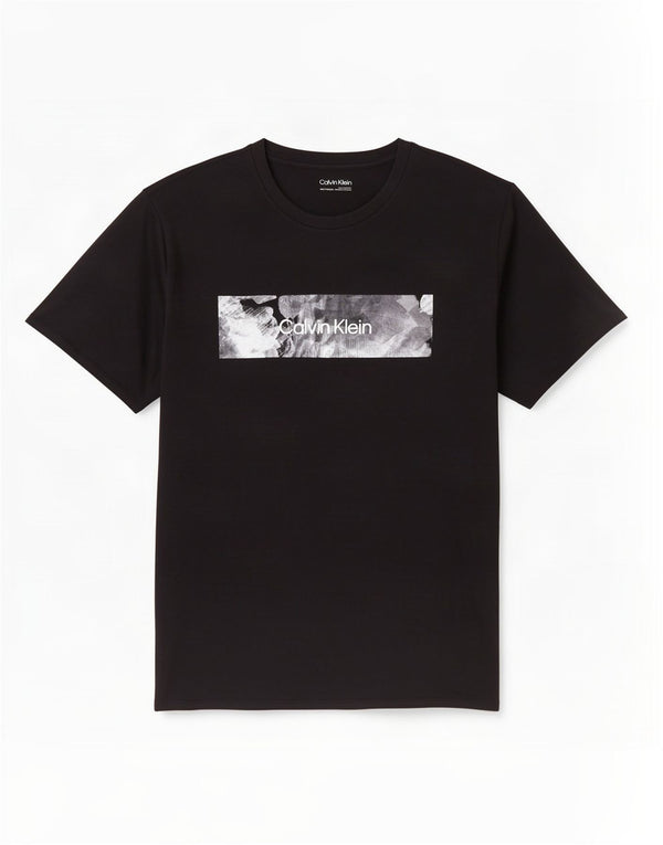 Calvin Klein Camiseta gráfica para hombre Top 2XL Algodón negro