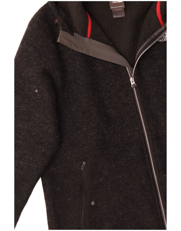 THE NORTH FACE Suéter tipo cárdigan con capucha para hombre UK 40 Large Grey Wool