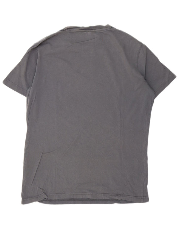 Sundek Mens Heritage Graphic Camiseta Top Algodón Gris Medio