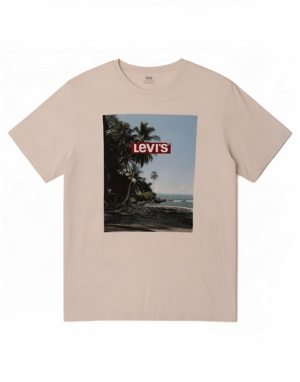 Levi's - Camiseta gráfica para hombre, talla grande, color blanco