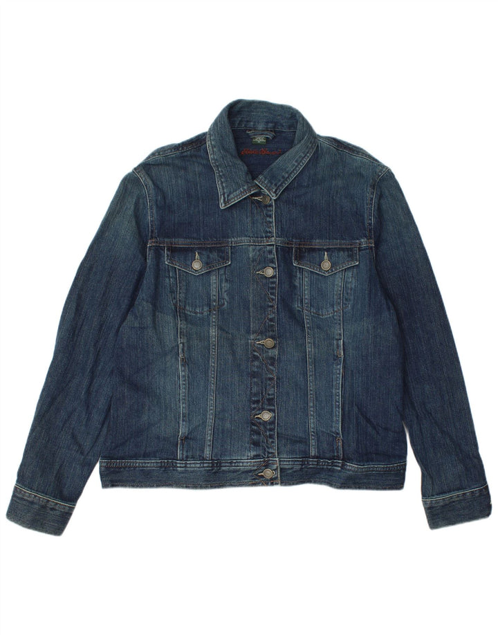 Eddie Bauer Chaqueta vaquera para mujer UK 18 XL Algodón azul marino