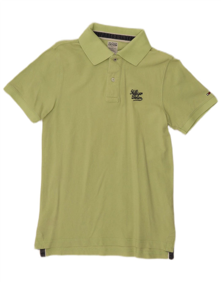 TOMMY HILFIGER Polo para hombre Small Green Cotton