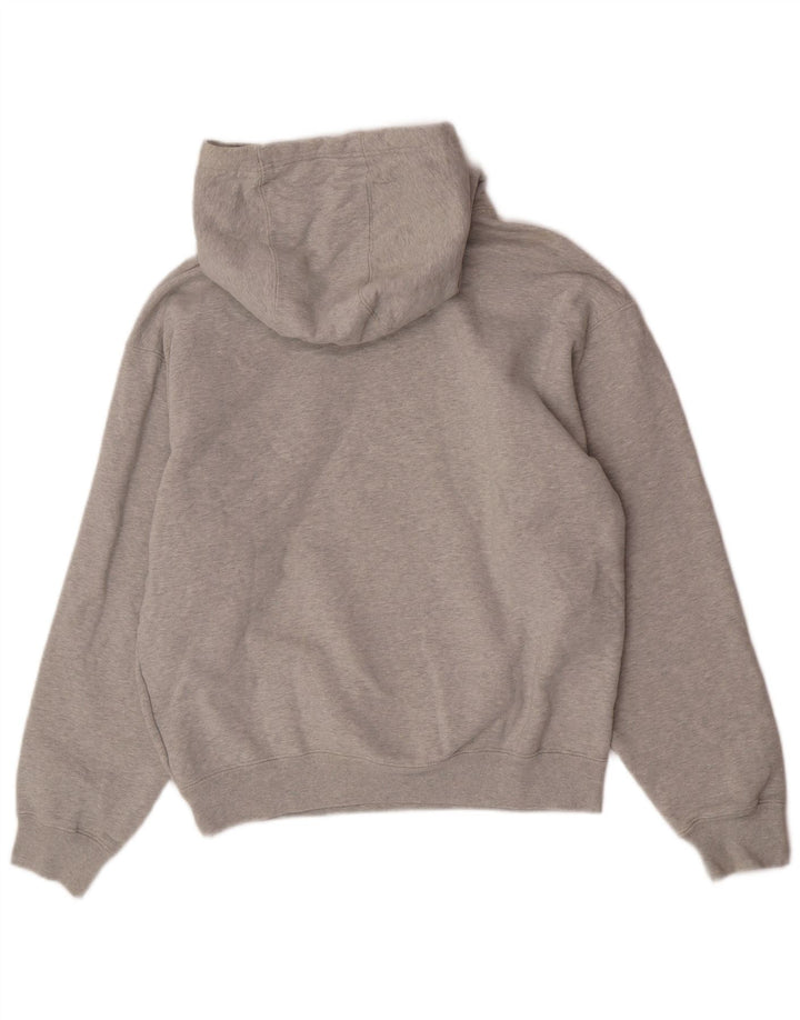 Nike Jersey con capucha gráfica para hombre, talla pequeña, algodón gris