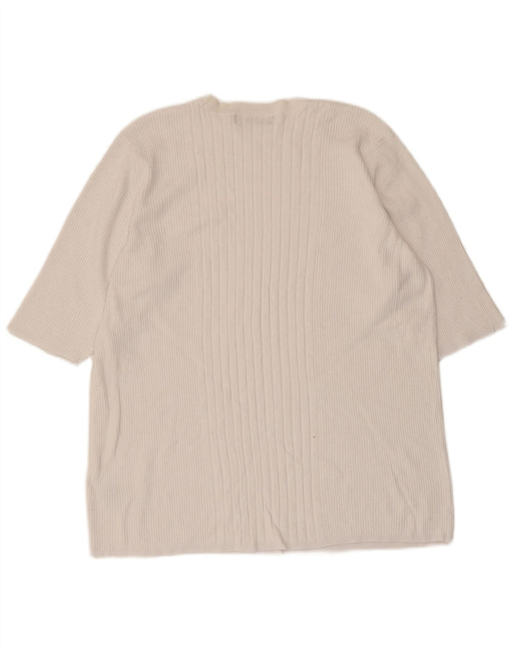 Marks & Spencer Blusa para Mujer Top UK 40 XL Viscosa Blanca