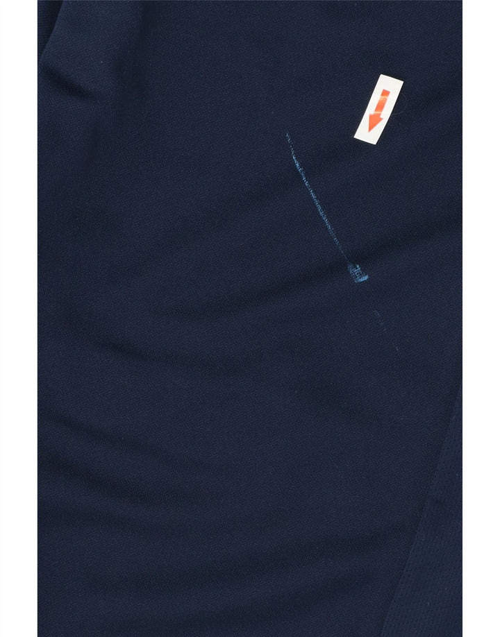 ADIDAS Mens Climalite Chándal Top Chaqueta UK 36/38 Pequeño Azul Marino