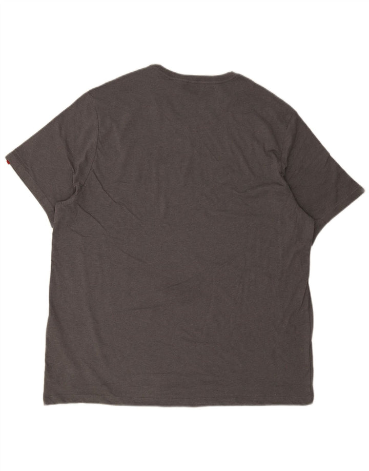 LEVI'S Camiseta Hombre Top 2XL Gris Algodón