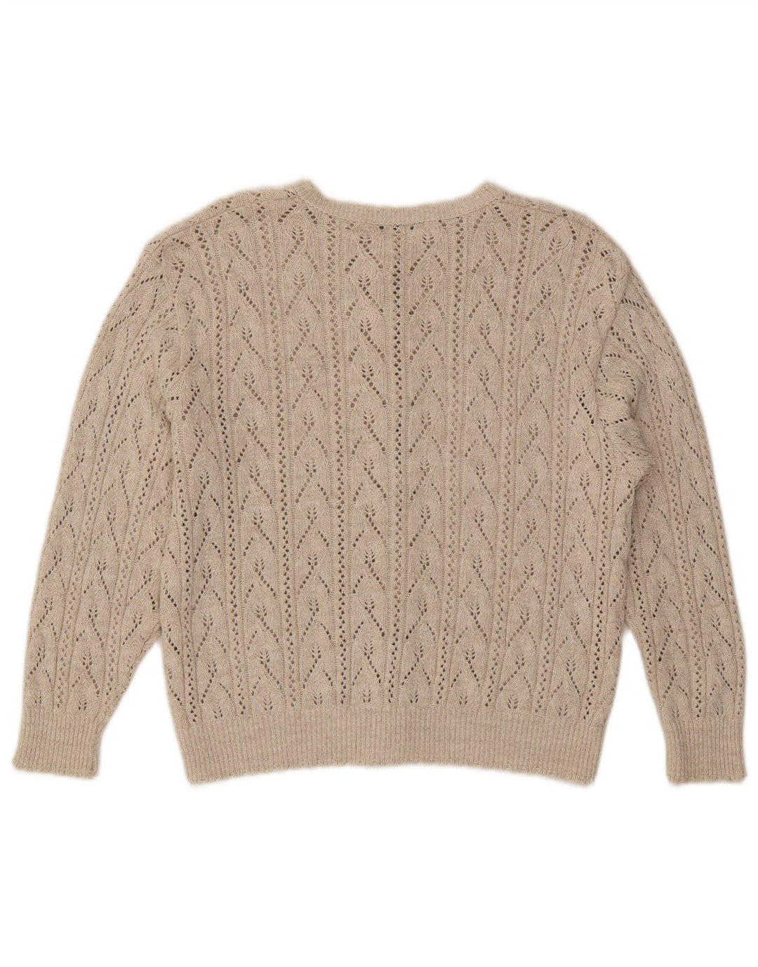 Marks & Spencer Suéter Cárdigan para Mujer Reino Unido 12 Medio Beige Acrílico
