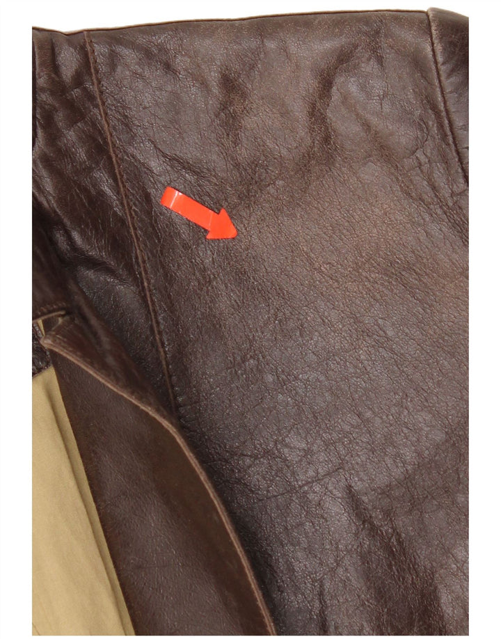 Massimo Rebecchi Chaqueta Blazer de 2 Botones para Mujer IT 46 Grande Marrón