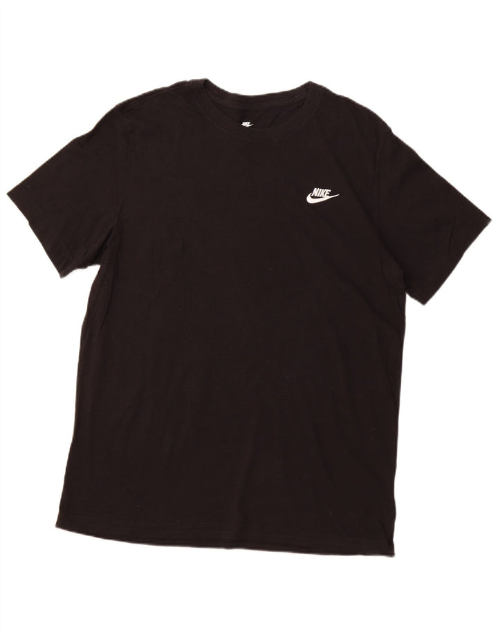 Camiseta NIKE para hombre Top grande de algodón negro
