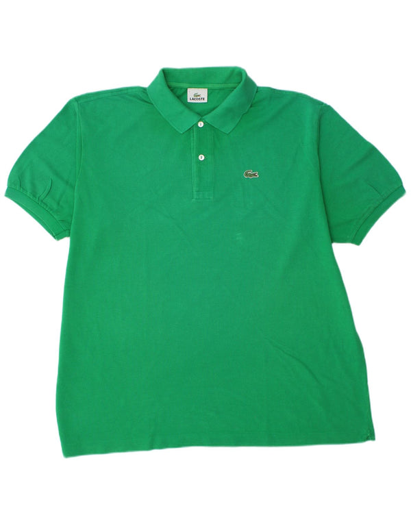 Polo Lacoste para hombre talla 7 2XL algodón verde