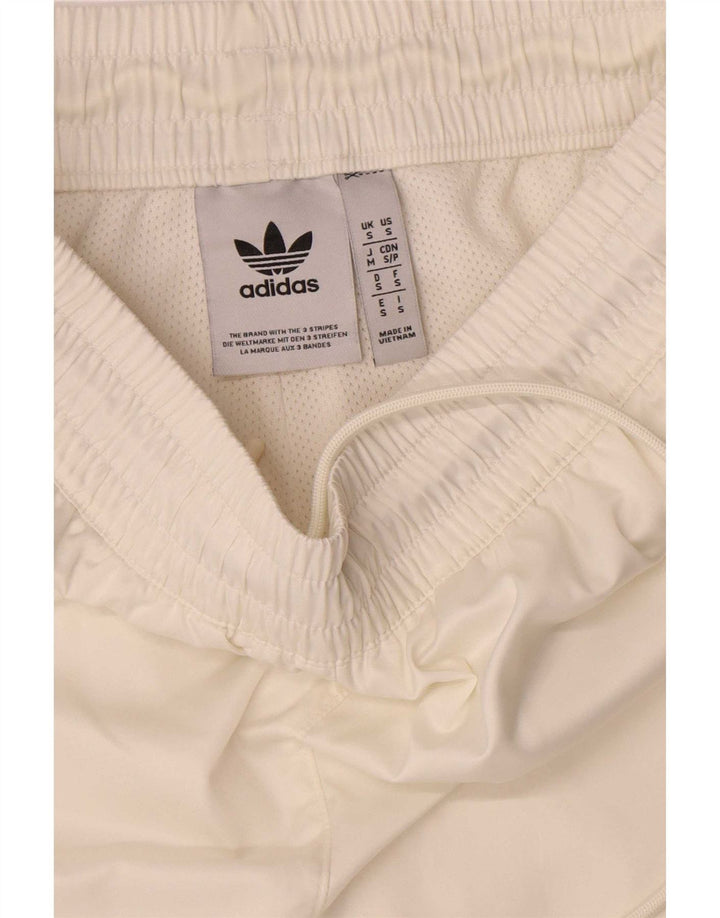 Adidas Hombre Pantalones Cortos Deportivos Pequeño Poliéster Blanco
