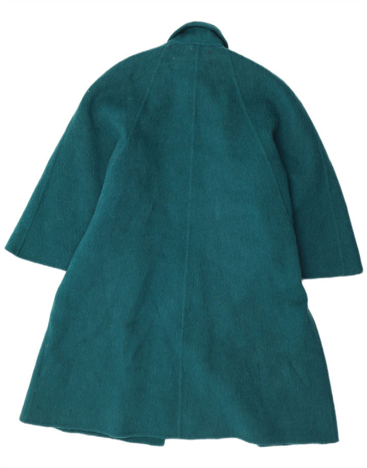 Abrigo Oversize Mujer Gallara IT 42 Lana De Alpaca Turquesa Medio