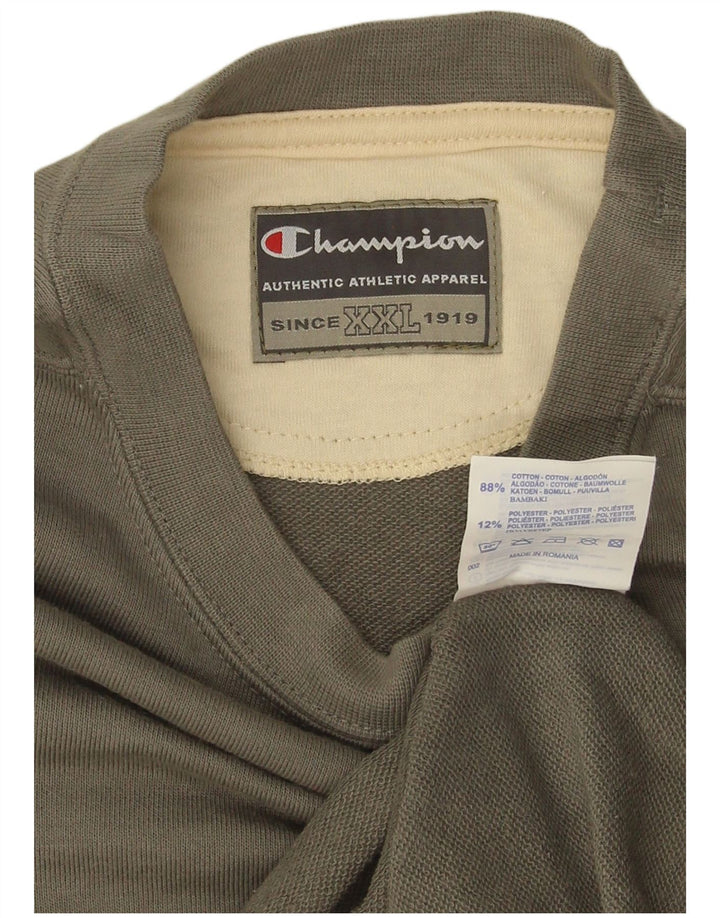 Champion Sudadera para hombre Jumper 2XL Gris Algodón