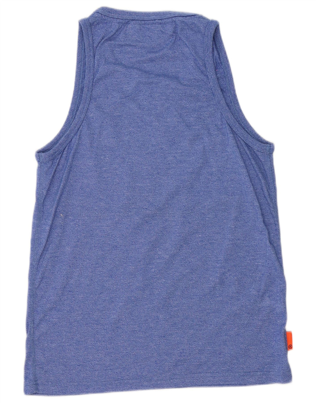 Superdry Hombre Camiseta Sin Mangas Con Gráfico Grande Azul