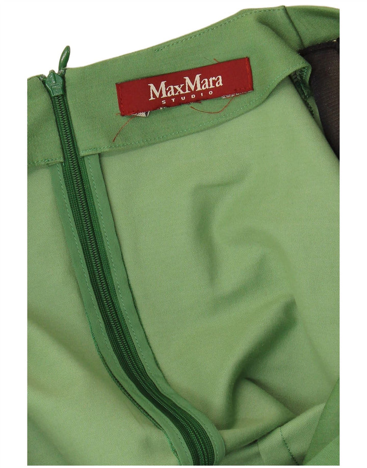 MAX MARA Vestido tubo para mujer UK 42 Verde medio