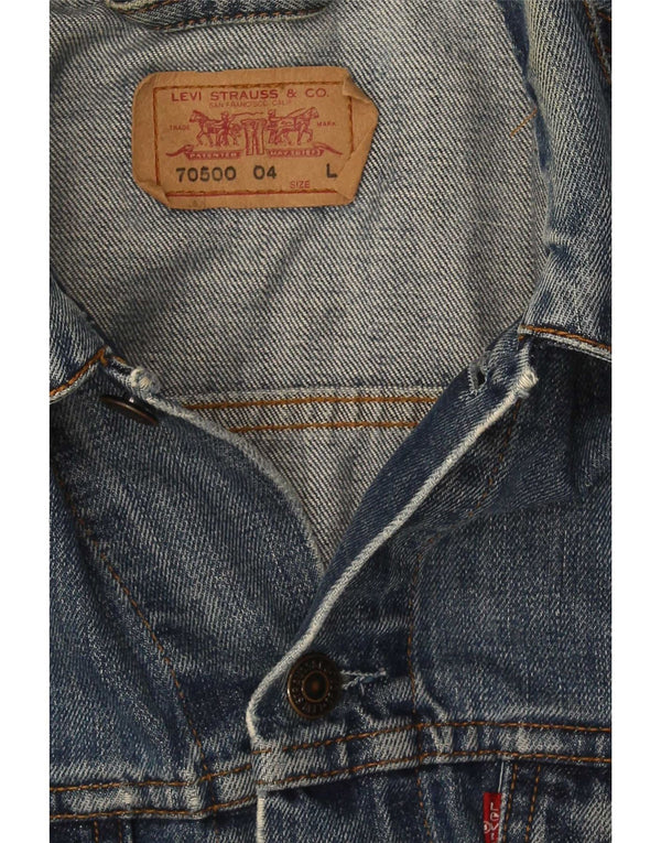 Levi's Chaqueta vaquera para mujer UK 44 Algodón azul grande