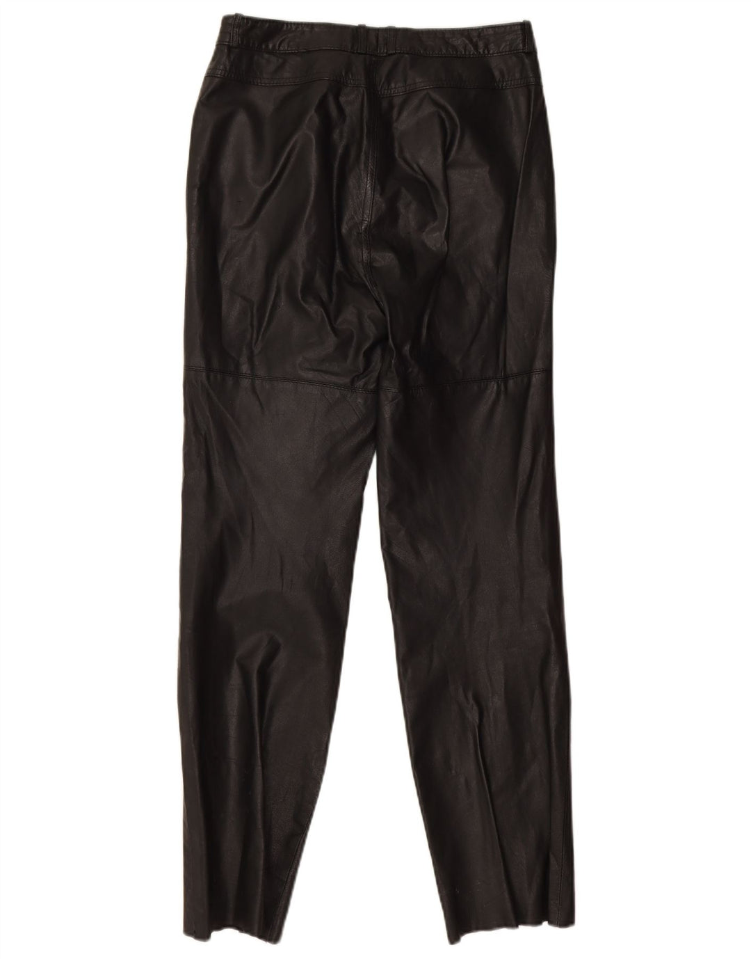 Pantalones de cuero ajustados para mujer Golden Leaf W26 L28 Negro